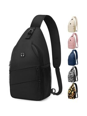 Waterproof Crossbody Bag for Men Women Travel Hiking Chest Sling Bag